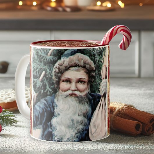 Mug de Noël du Père Noël vintage