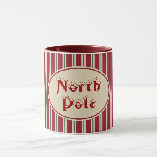 Mug de Noël du Pôle Nord (Centre)
