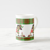 Mug de Noël, Elfe Africain, Joyeux Noël (Devant droit)