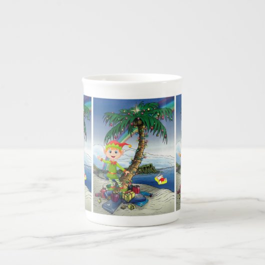 Mug de Noël, Elfe, Joyeux Noël (Devant)