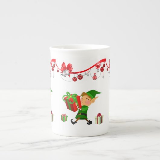 Mug de Noël, Elfe, Joyeux Noël (Devant)