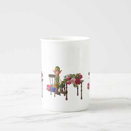 Mug de Noël, Elfe, Joyeux Noël (Devant)