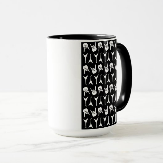 Mug de Noël en métal lourd (Devant droit)