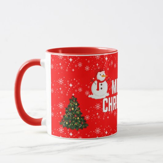 Mug de Noël festif (Gauche)