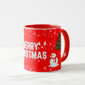 Mug de Noël festif (Devant droit)