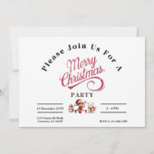 Mug de Noël Festif avec Elf, Invitation de pingoui (Dos)