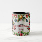 Mug de Noël festif avec gnomes, vue saisonnière (Centre)