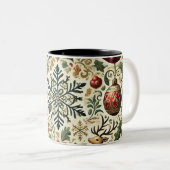 Mug de Noël festif avec un Motif de vacances éléga (Devant droit)