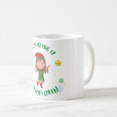 Mug de Noël festif : Un elfe adorable pour vous (Devant droit)
