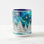 Mug de Noël Forêt d'Hiver (Centre)
