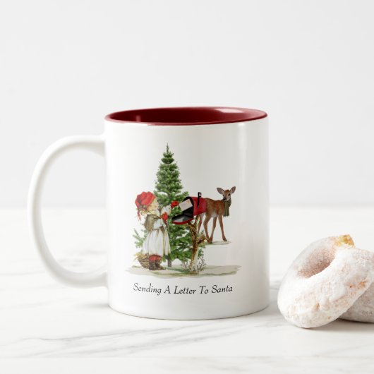 Mug de Noël/Hiver (Avec donut)