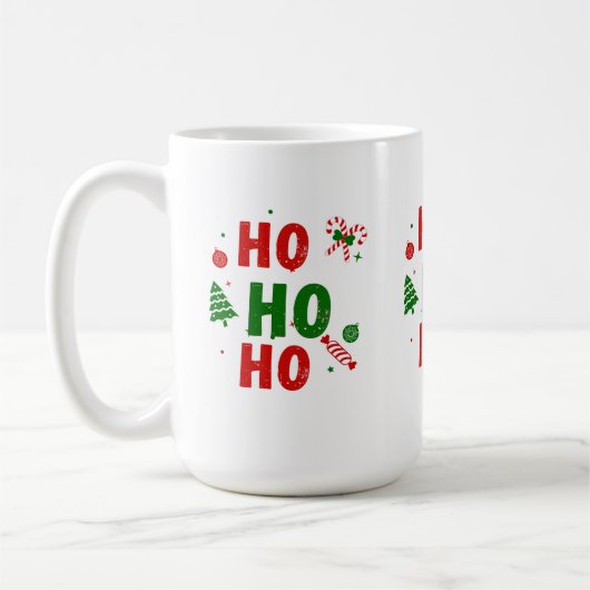 Mug de Noël Ho Ho Ho (Gauche)