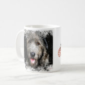 Mug de Noël irlandais Wolfhound (Devant gauche)
