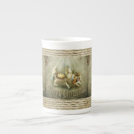 Mug de Noël, Jésus Christ, Joyeux Noël (Devant)
