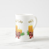 Mug de Noël, Joyeuses Fêtes, Bougie de Noël (Devant droit)