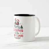 Mug de Noël _ Joyeux Noël à celui que j'aime (Devant droit)
