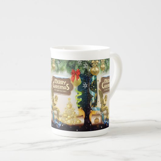Mug de Noël, Joyeux Noël, Ange (Devant droit)