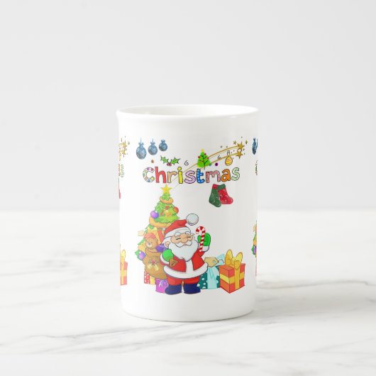 Mug de Noël, Joyeux Noël, Père Noël (Devant)