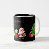 Mug de Noël Joyeux Personnalisé (Devant droit)