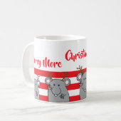 Mug de Noël "Joyeux plus de Noël à venir" (Devant gauche)