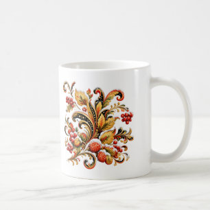 Mug de Noël Khokhloma — Hiver de l'art folklorique