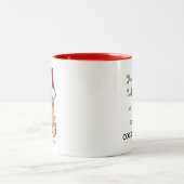 Mug de Noël KiniArt Cocker Spaniel (Centre)