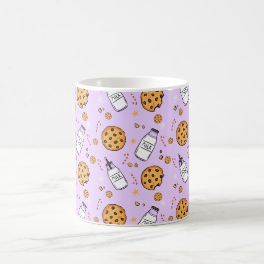 Mug de Noël lait et biscuits mignons pour boissons (Centre)