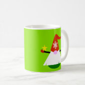 Mug de Noël lutin mignon (Devant droit)