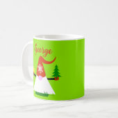 Mug de Noël lutin mignon (Devant gauche)