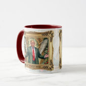 Mug de Noël MAGA - Trump ailé (Devant gauche)
