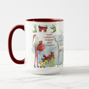 Mug De Noël Magique Pour La Meilleure Fille Du Mon
