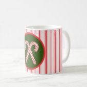 Mug de Noël/menthe poivrée (Devant droit)
