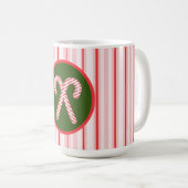 Mug de Noël/menthe poivrée (Devant droit)