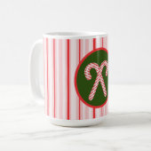 Mug de Noël/menthe poivrée (Devant gauche)