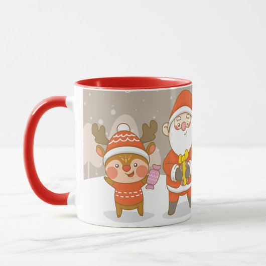 Mug de Noël mignon (Gauche)