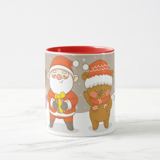 Mug de Noël mignon (Centre)
