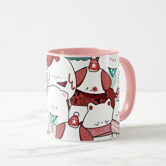 Mug de Noël mignon (Devant droit)