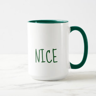 Mug de Noël mignon méchant et gentil