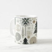 Mug de Noël minimaliste scandi-japonais (Devant gauche)
