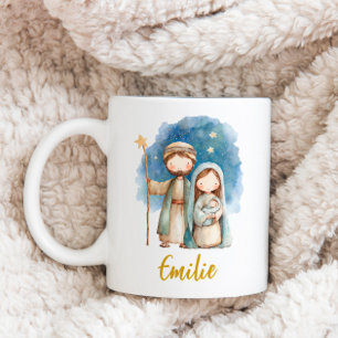 Mug de Noël Nativité Famille Sainte Cadeau Religie