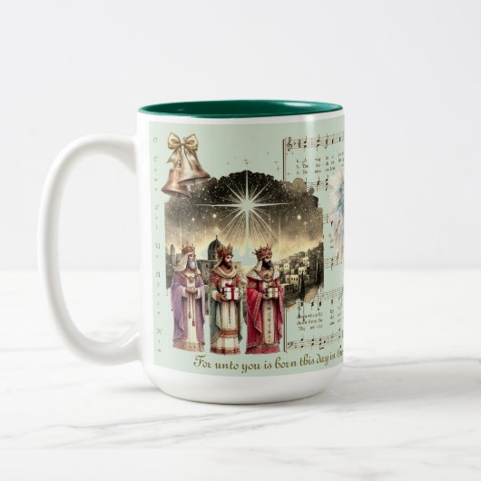 Mug de Noël Nativité Trois Rois (Gauche)