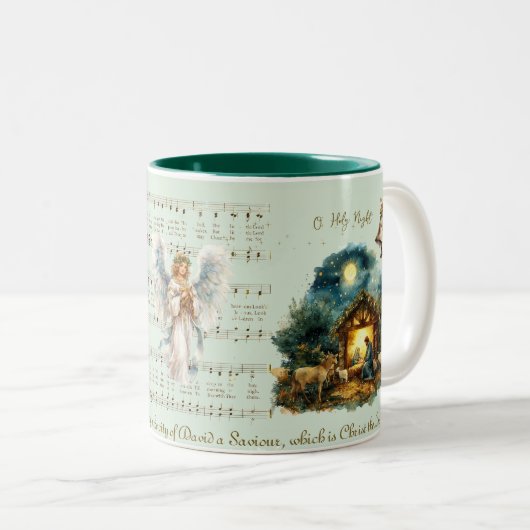 Mug de Noël Nativité Trois Rois 330 ml (Devant droit)
