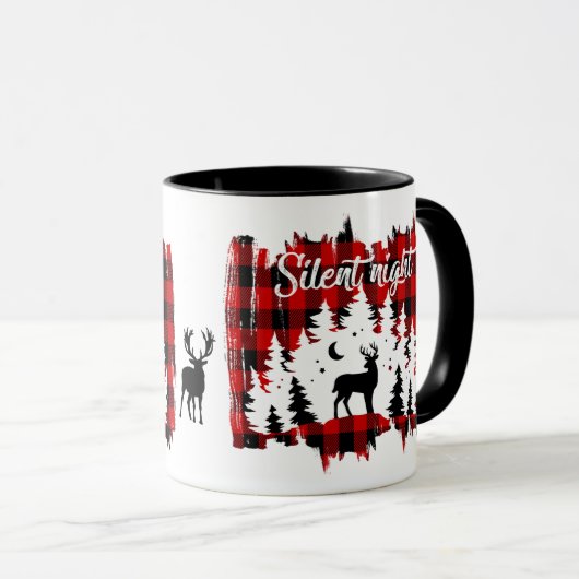 Mug de Noël nocturne (Devant droit)