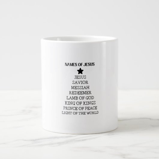 Mug de Noël Noms de Jésus (Devant)