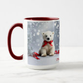 Mug de Noël ours polaire (Gauche)