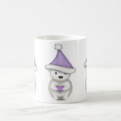 Mug de Noël Oursons Polaires Mignons (Centre)