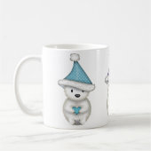 Mug de Noël Oursons Polaires Mignons (Gauche)