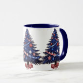 Mug de Noël patriotique (Devant droit)