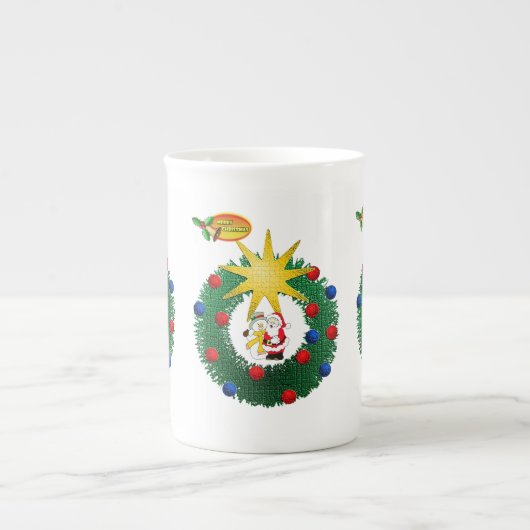 Mug de Noël, Père Noël, Joyeux Noël (Devant)
