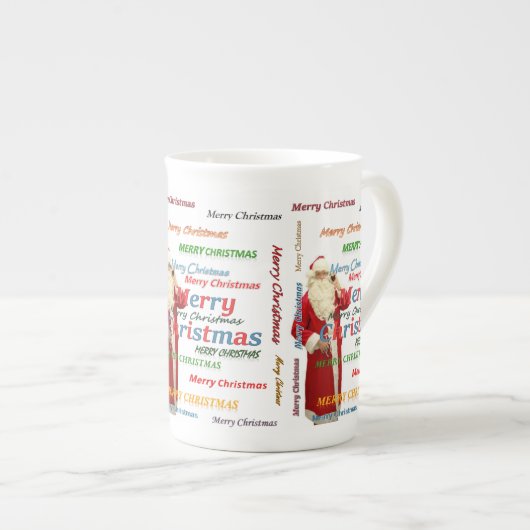 Mug de Noël, Père Noël, Joyeux Noël (Devant droit)